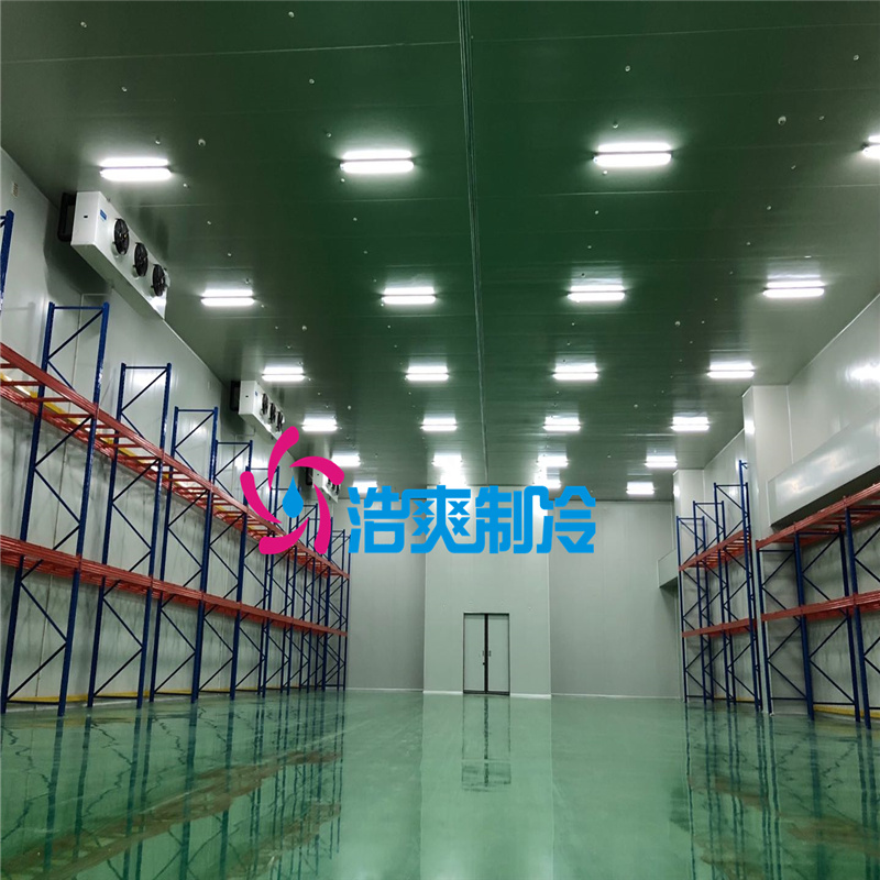 中電四建造48000m3盒馬鮮生自動化食品冷鏈分揀冷庫工程案例